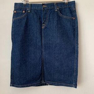 Lucky Brand Hazel Denim Midi Skirt